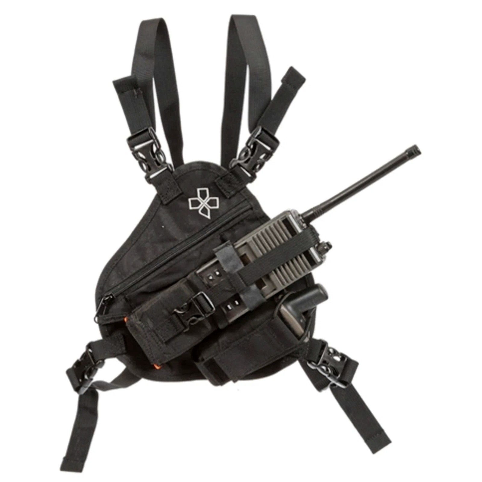 RP203 Coaxsher RP-1 Scout Nylon Radio Chest Harness for 2.5″ x 1.5″ x 8.5″ Radio