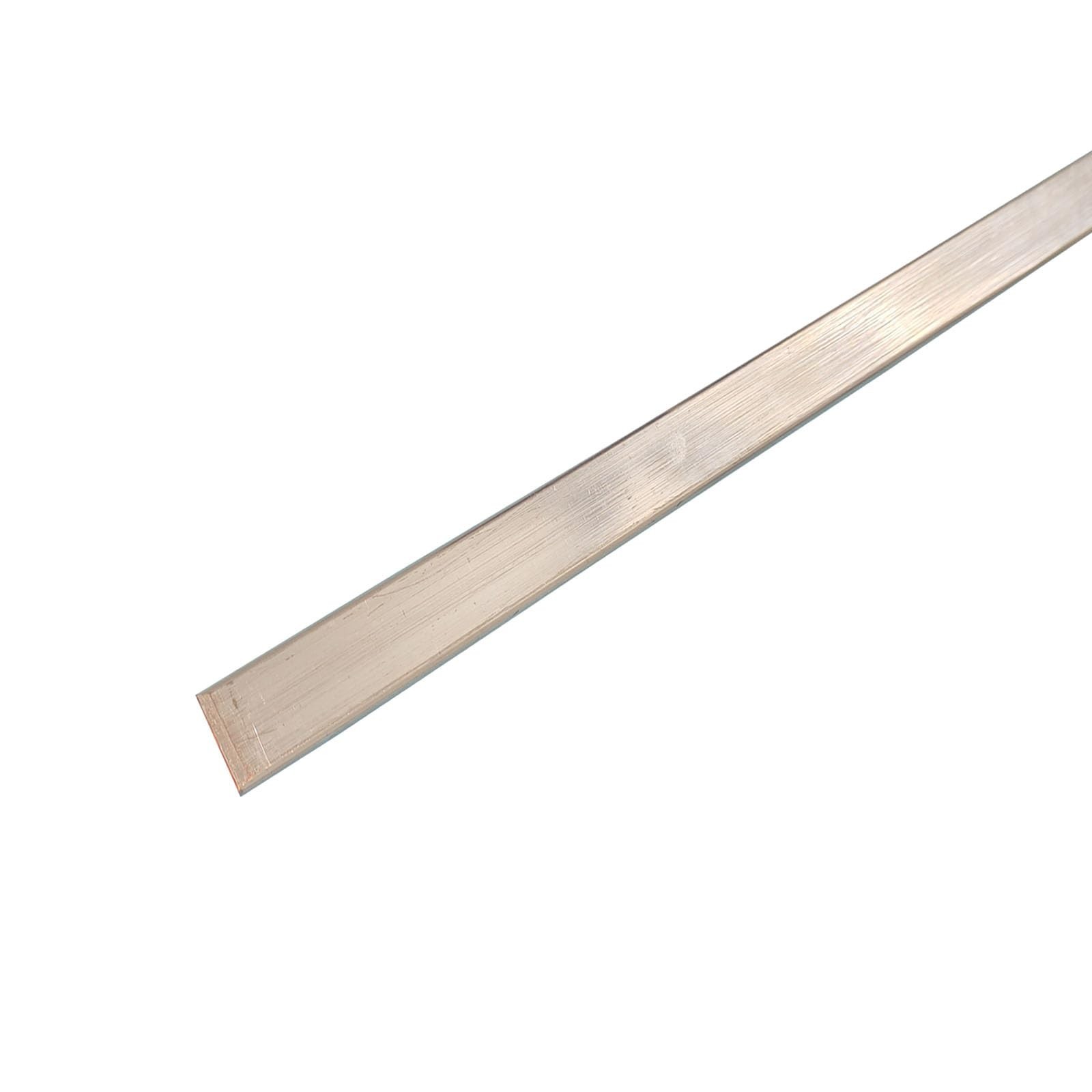 Tin Copper Buss Bar 3mm x 20mm x 1000mm, C110 Round Edge Flat T: 3mm W: 20mm