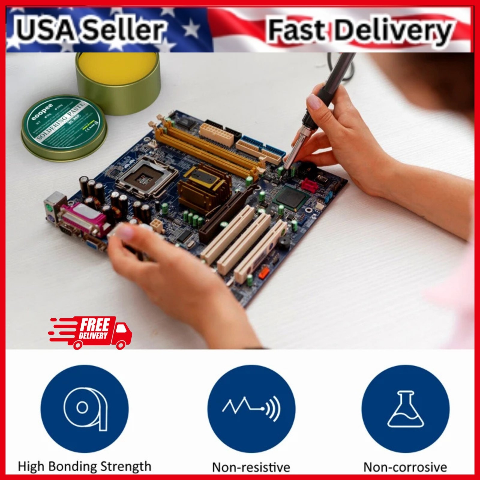 Lead Free Solder Paste Rosin Flux 100g – Welding Soldering Iron Repair Paste