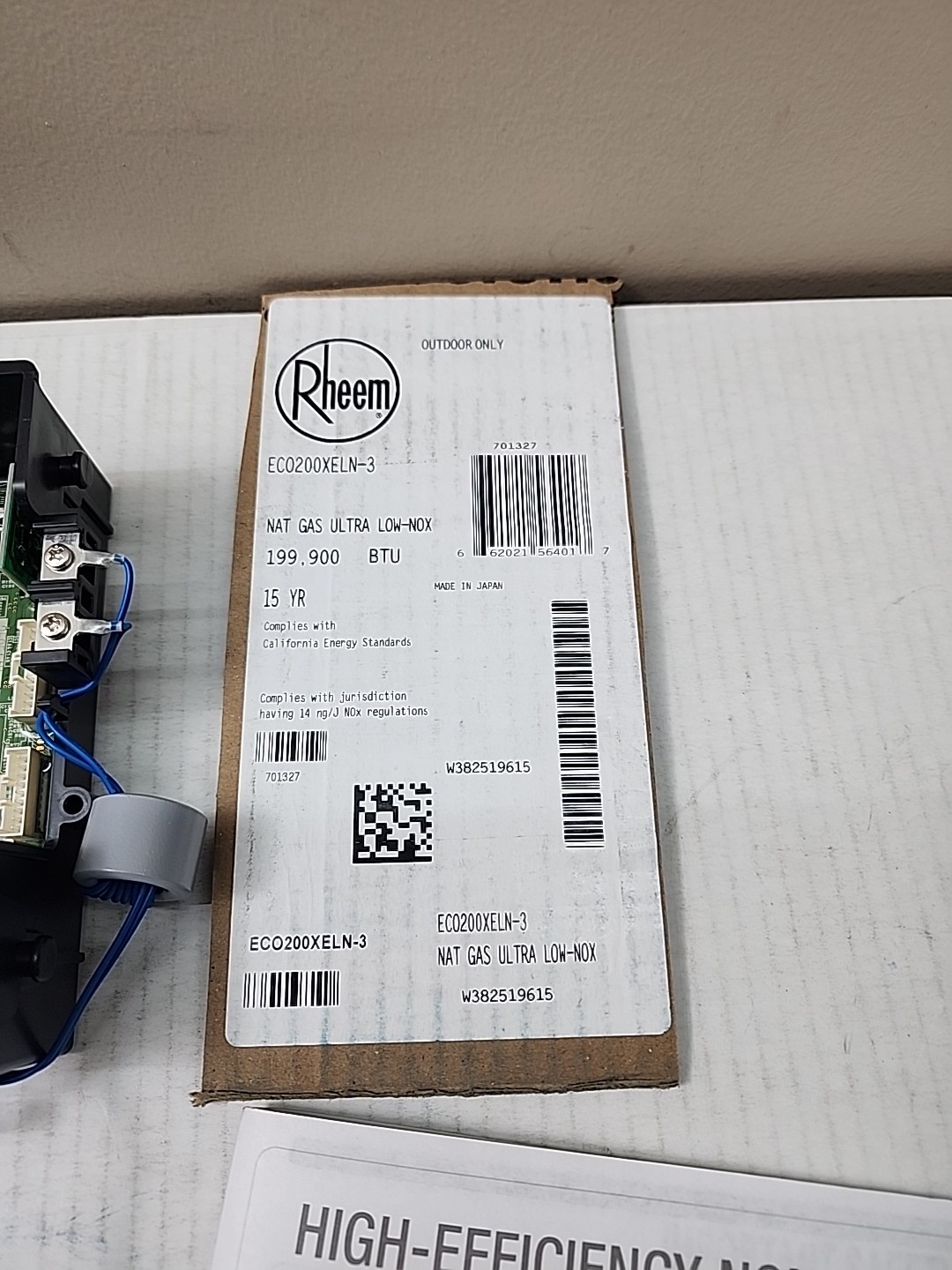 Rheem Control Board For Tankless Water Heater ECO200XELP-3