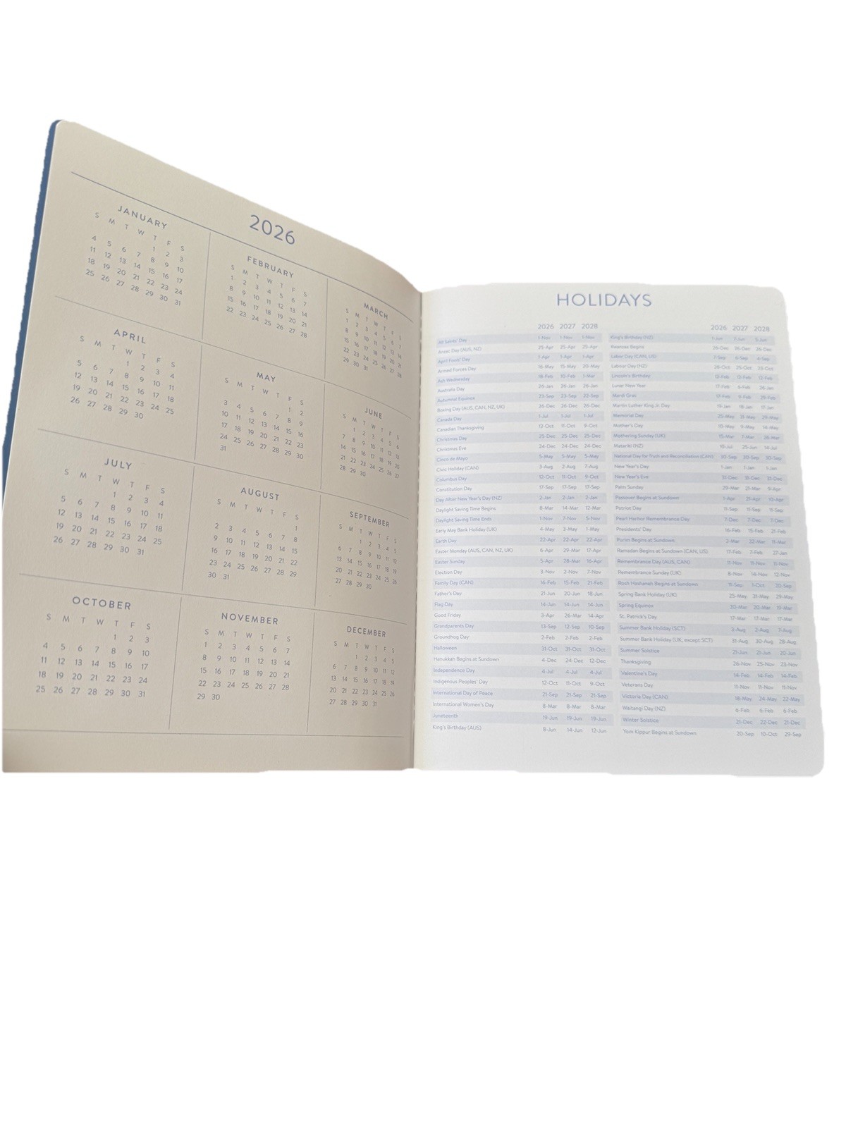 2026 Monthly 12 months Planner Orange Circle Studio Brown Flowers 9.5 X 8”