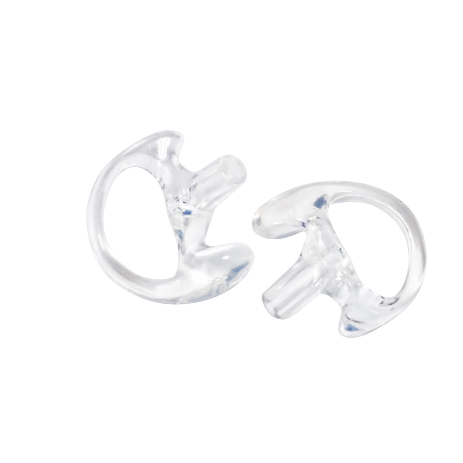 HYS Soft Flexible Open Ear Insert Ear Buds Small Earmold for Walkie Talkie Ai…