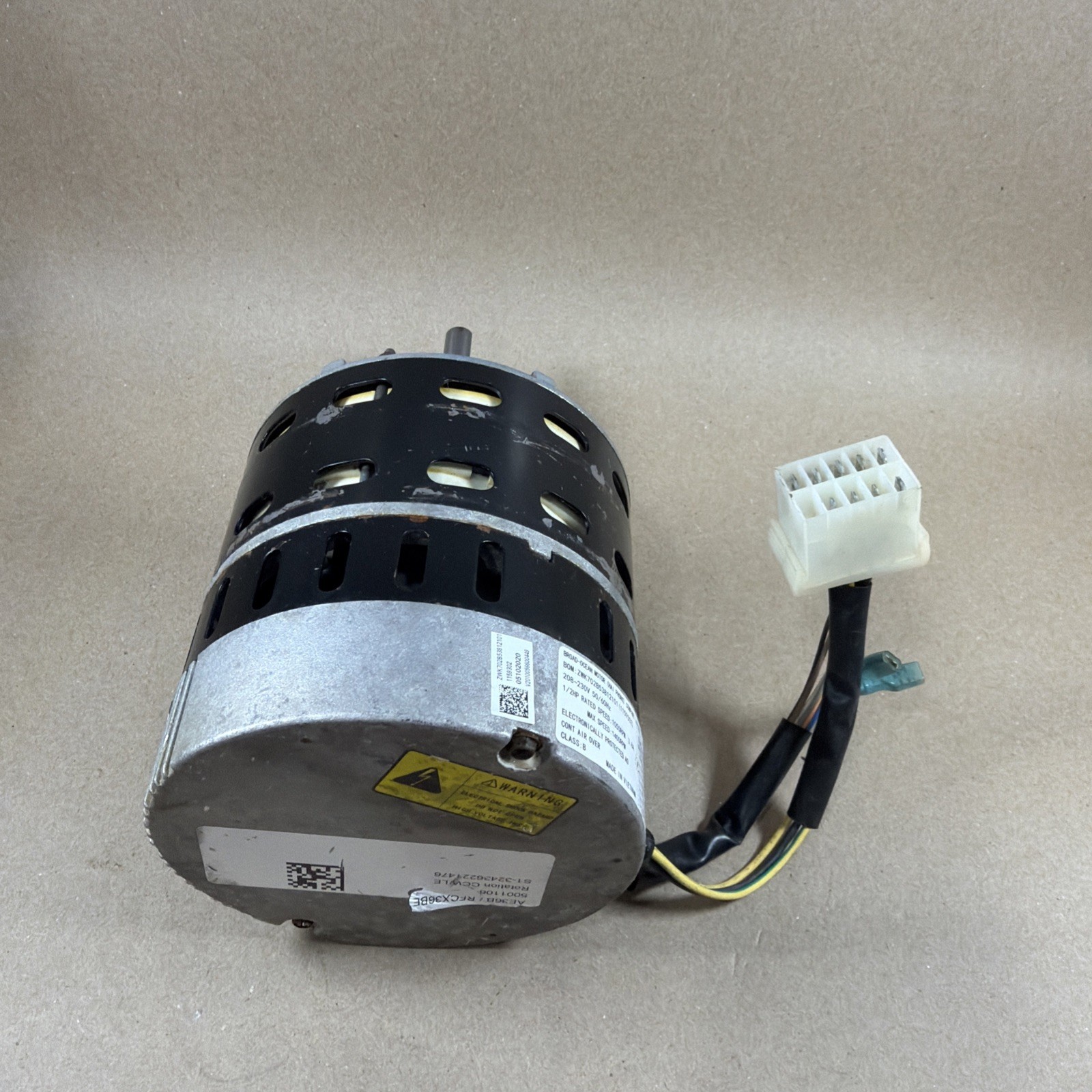 TESTED🔥 BROAD-OCEAN ECM BLOWER MOTOR 1/2HP 208-230V ZWK702B53812101