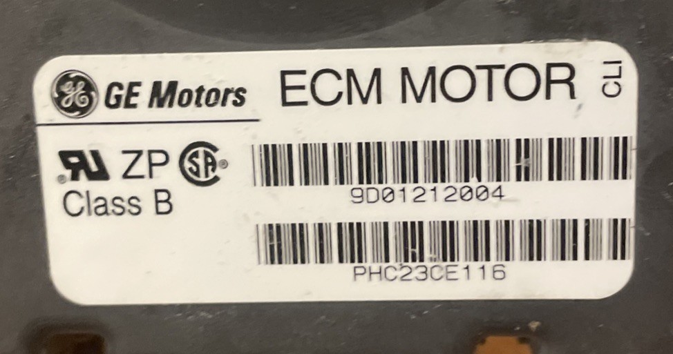 GE 5SME44JG2001A Draft Inducer Blower Motor 115V HC23CE116