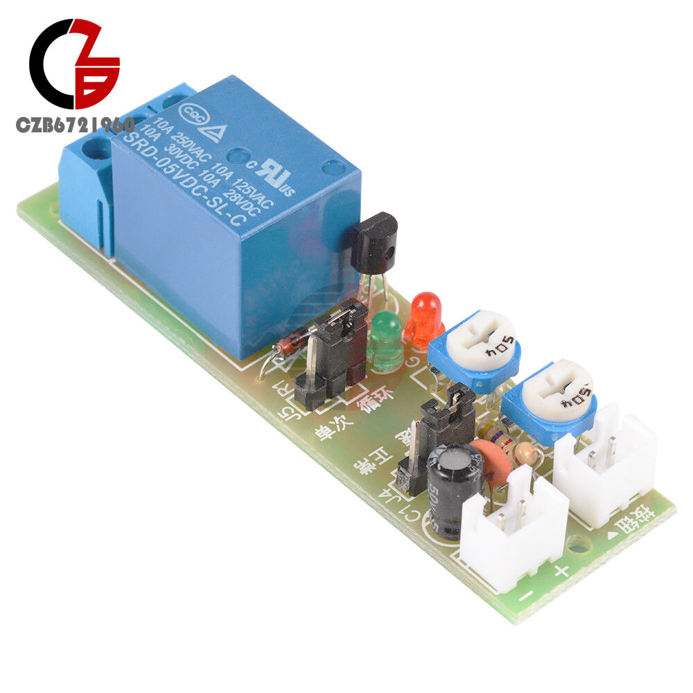 5V 12V 24V DC Infinite Cycle Delay Timer Relay Turn On-off Switch Loop Module