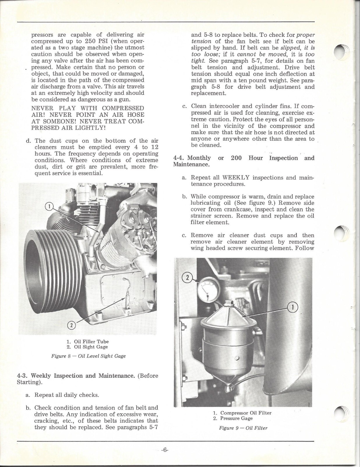 50 100 256 Air Compressors Operator, Service & Parts Manual Fits LeRoi SDS