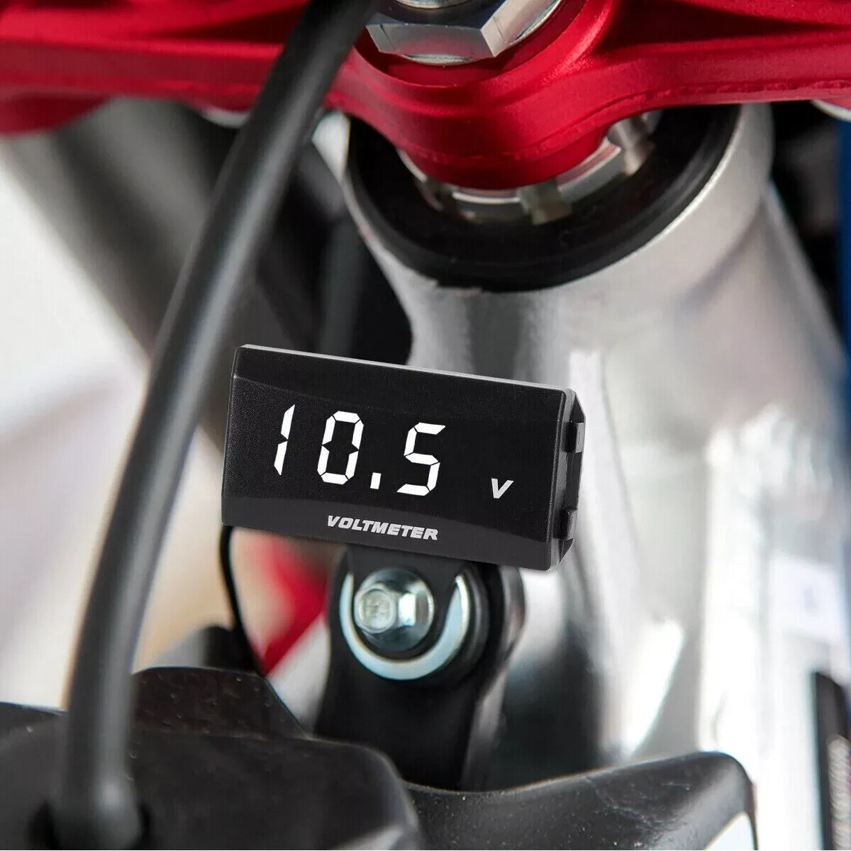 12V Digital LED Display Voltmeter Voltage Gauge Panel Meter Car Motorcycle