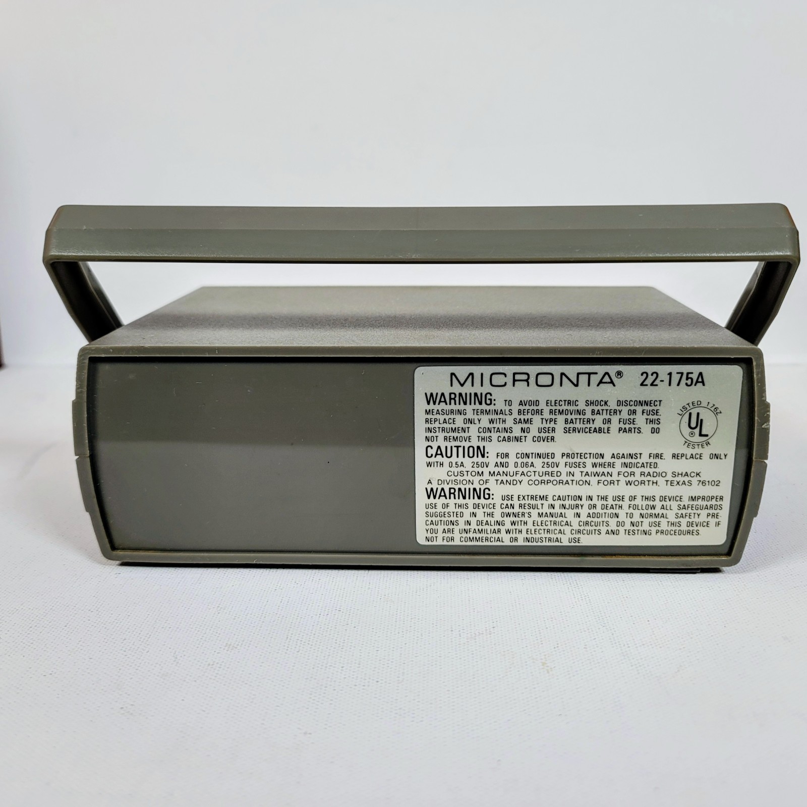 Micronta 22-175A True RMS Benchtop Multimeter, Digital, 750V AC/1000V DC WORKING
