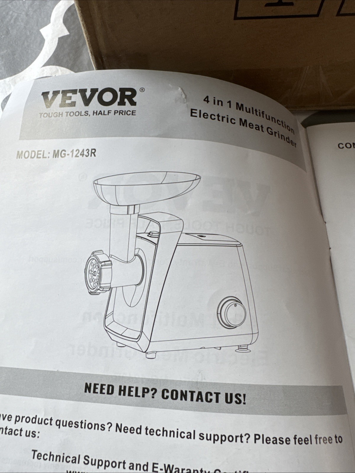 Vevor Electric Tomato Strainer 300W Tomato Sauce Maker Machine 4 Lbs/Min Food