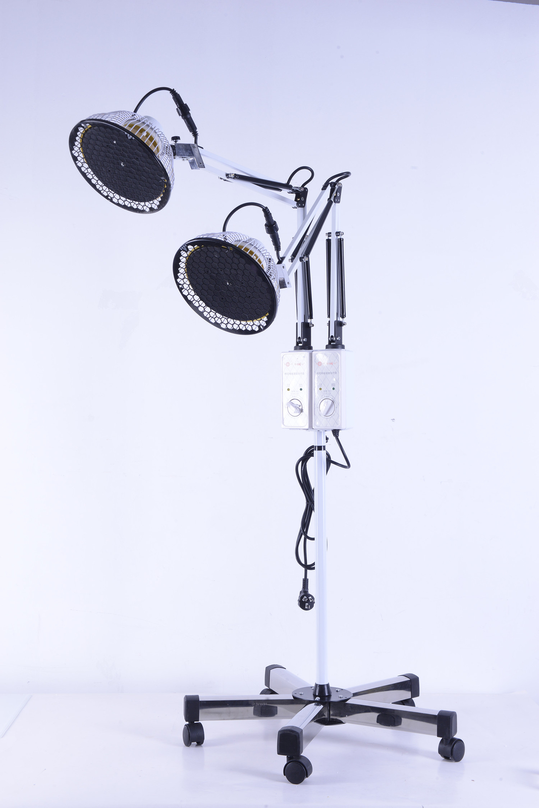 Floor-standing Double Lamp Head Electromagnetic TDP Heat Therapy Lamp CQG-222AA
