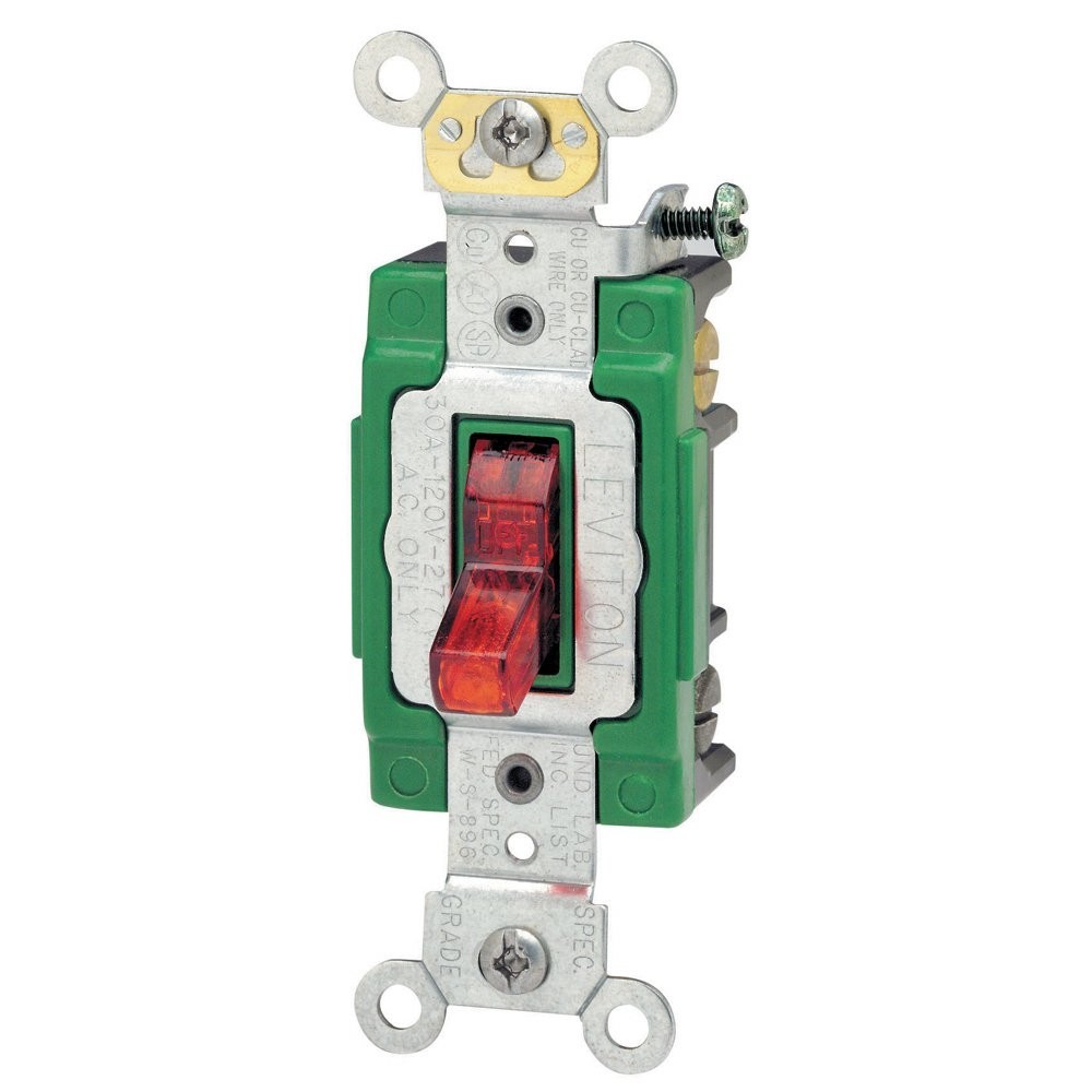 Durable Metal Toggle Switch with Pilot Light for Fans and Industrial Equipment