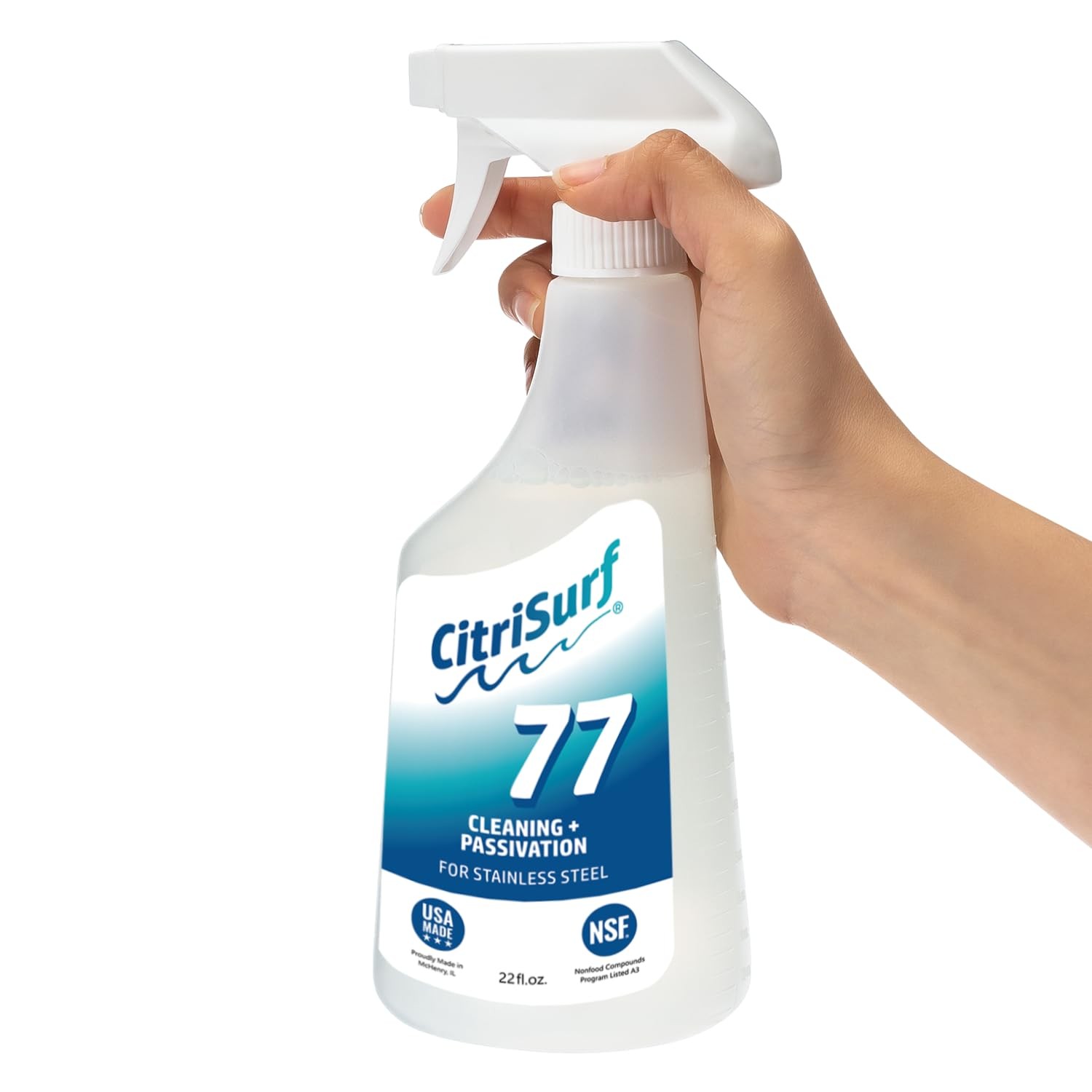 CitriSurf® 77 Stainless Steel Passivation Cleaner – 22 Fl Oz (Pack of 1)