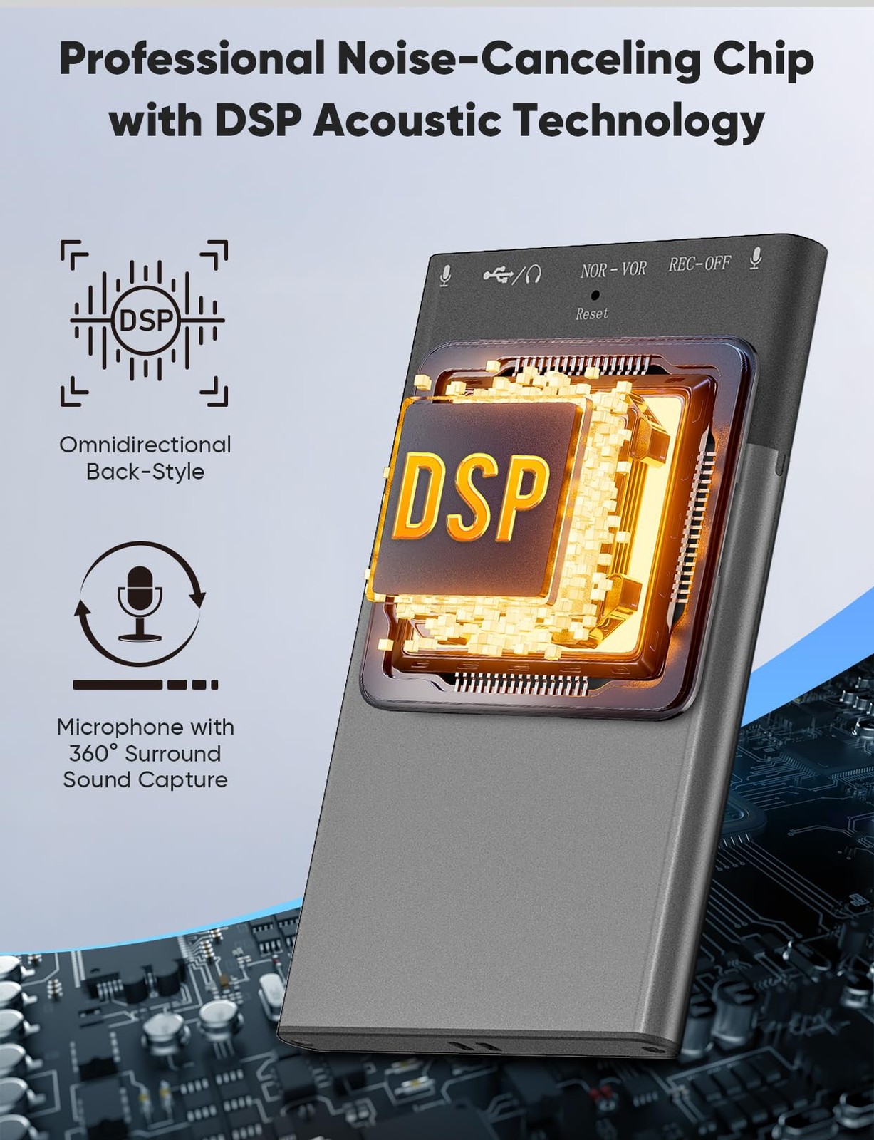 128GB AI Voice Recorder, Note Voice Recorder – Transcribe & Summarize, AI Noi…