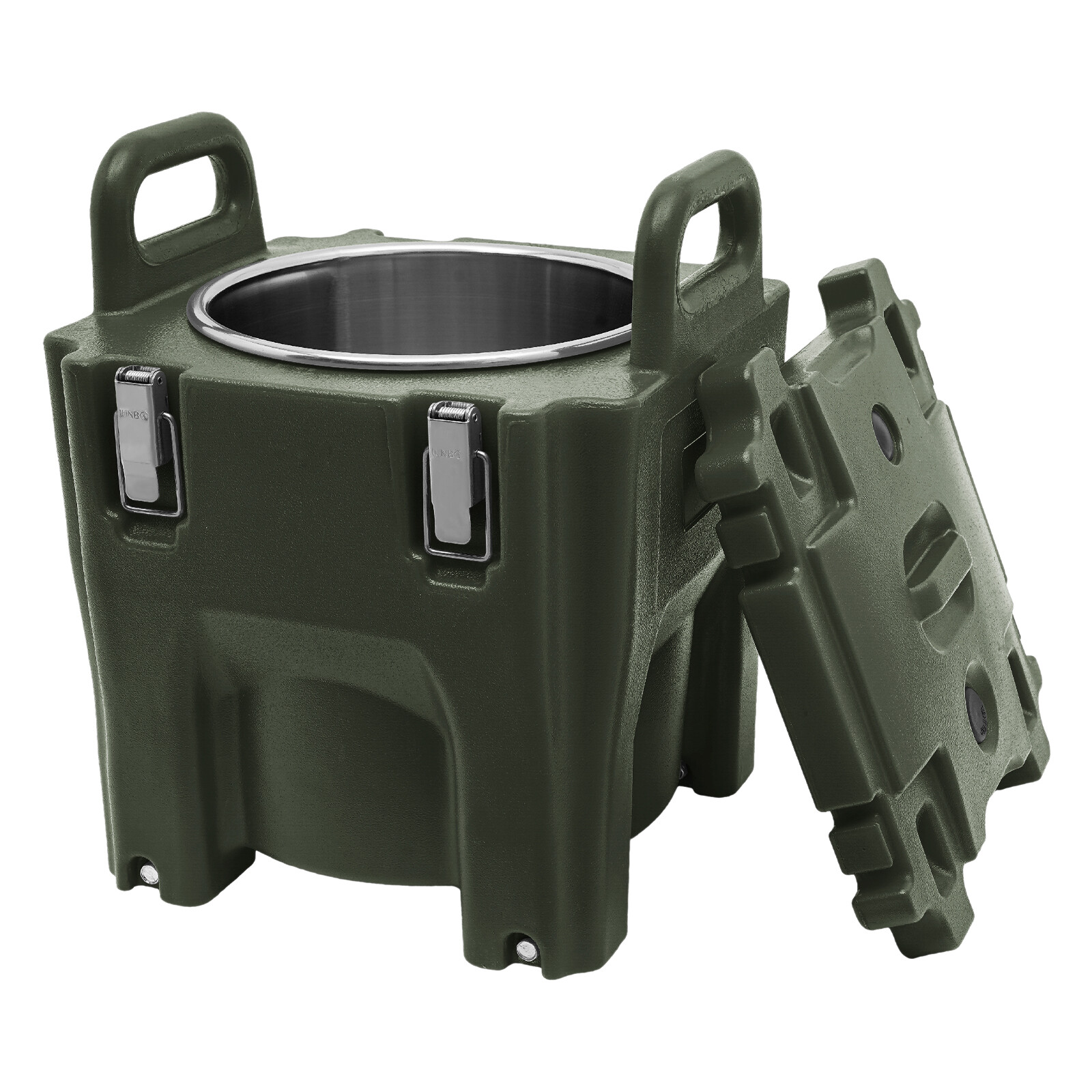 20L/21.13Qt Insulated Food Carrier Stainless Thermos Bucket Food Pan Carrier ﻿