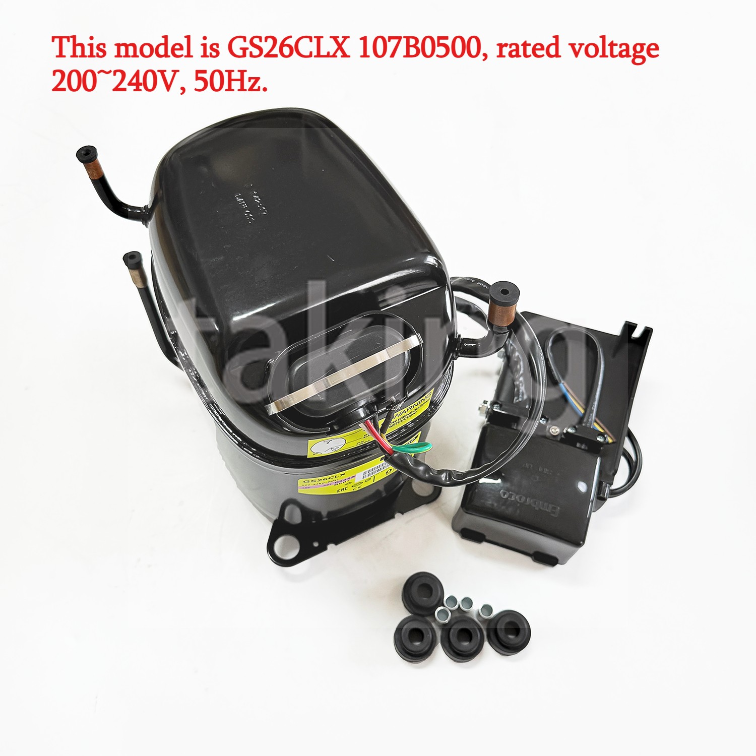 Brand New GS26CLX 107B0500 200~240V 50Hz for Danfoss compressor Secop R404A R507