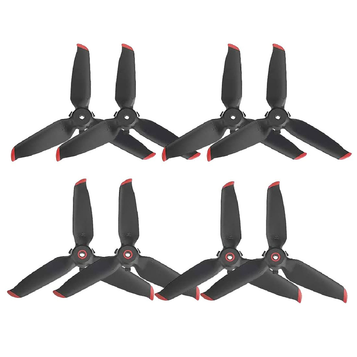 Yeteeth 8 Pcs Propellers Replacement For Dji Fpv Drone Accessories Noise Blades