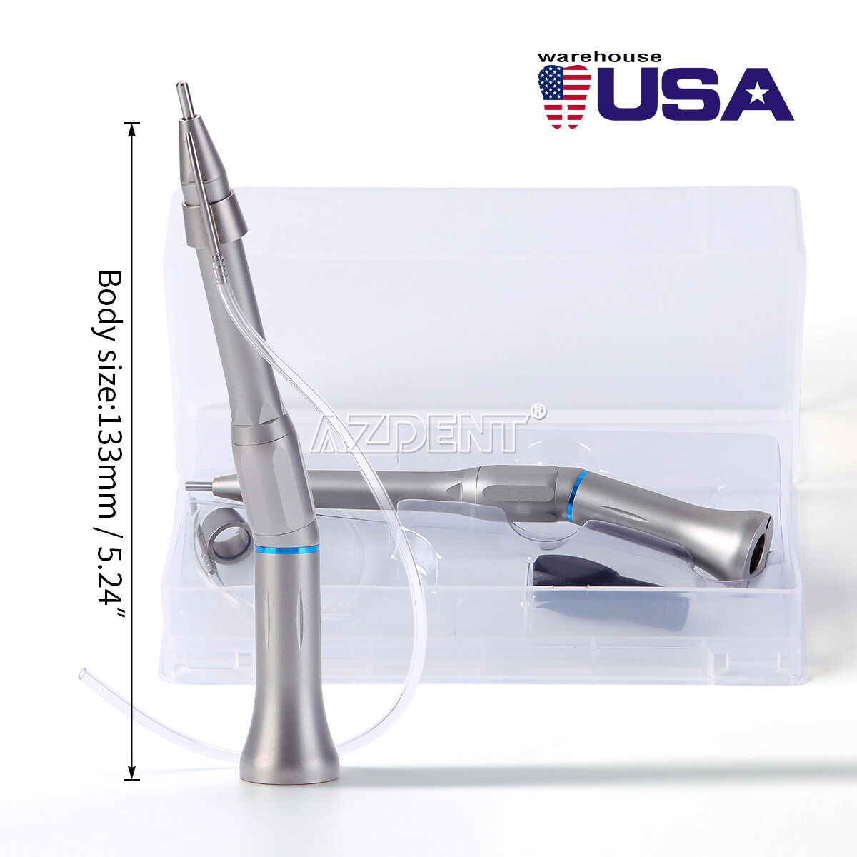 Dental Surgical Straight Head 1:1 Direct Drive 20 Degree Operation Handpiece