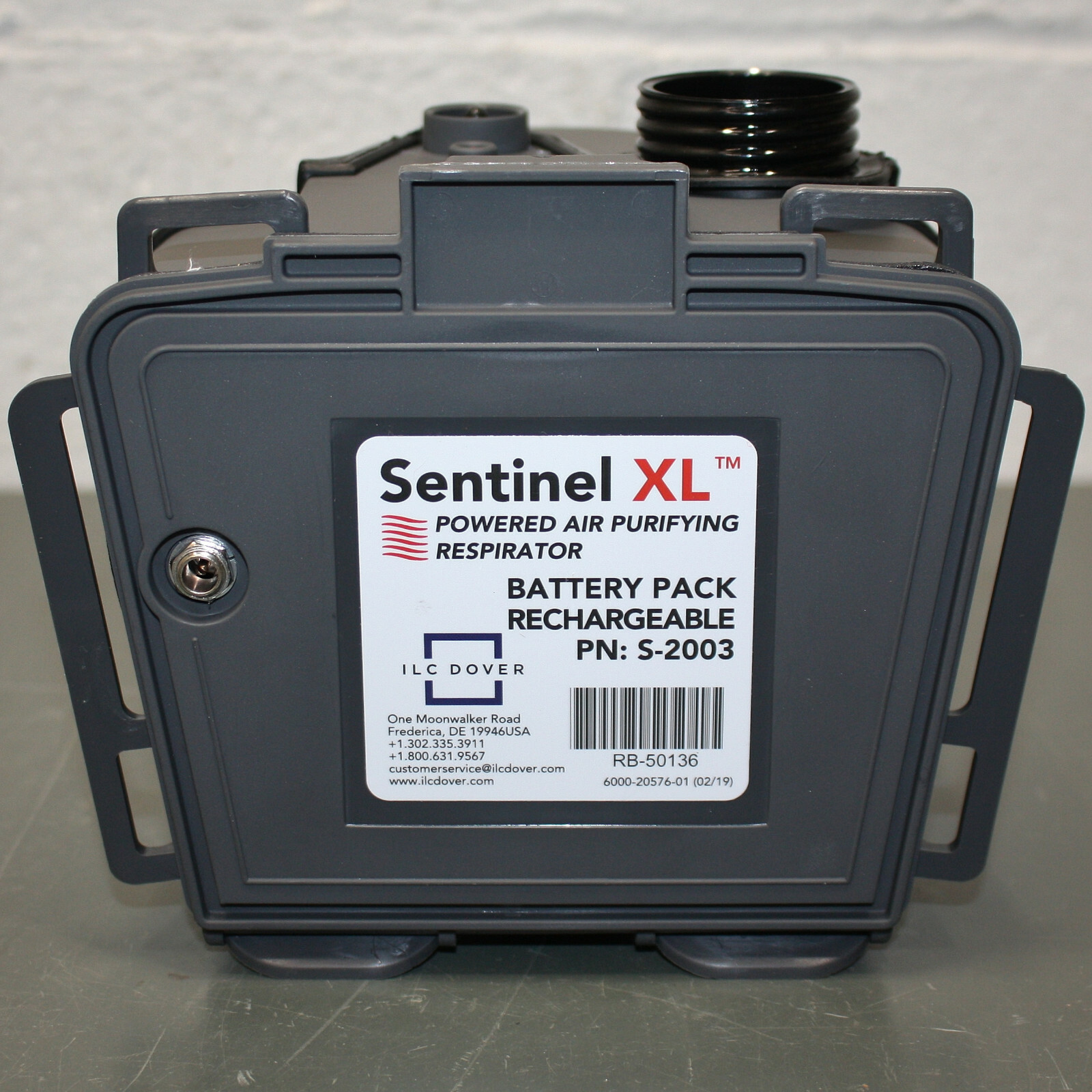 ILC Dover Sentinel XL, PAPR Powered Air Purifying Respirator, Filter and Hood