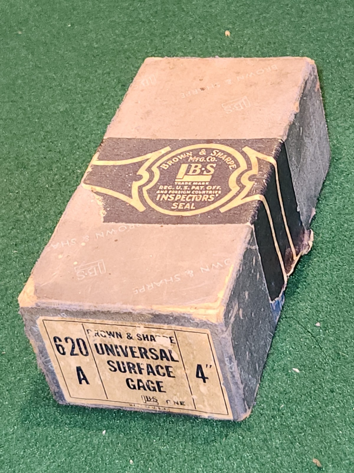 Antique BROWN & SHARPE No.620A Mini surface gage in box – Vfine!