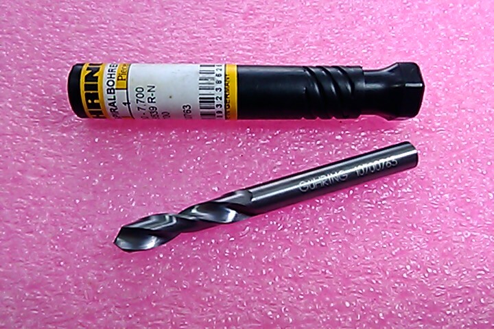 GUHRING Series 730 7.7mm Carbide Screw machine Twist Drill , Type N 730-7.700