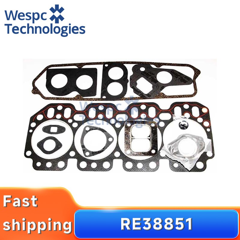 RE38851 Cylinder Head Gasket Set for 4239 4039 Engine Tractor Combine Replaces