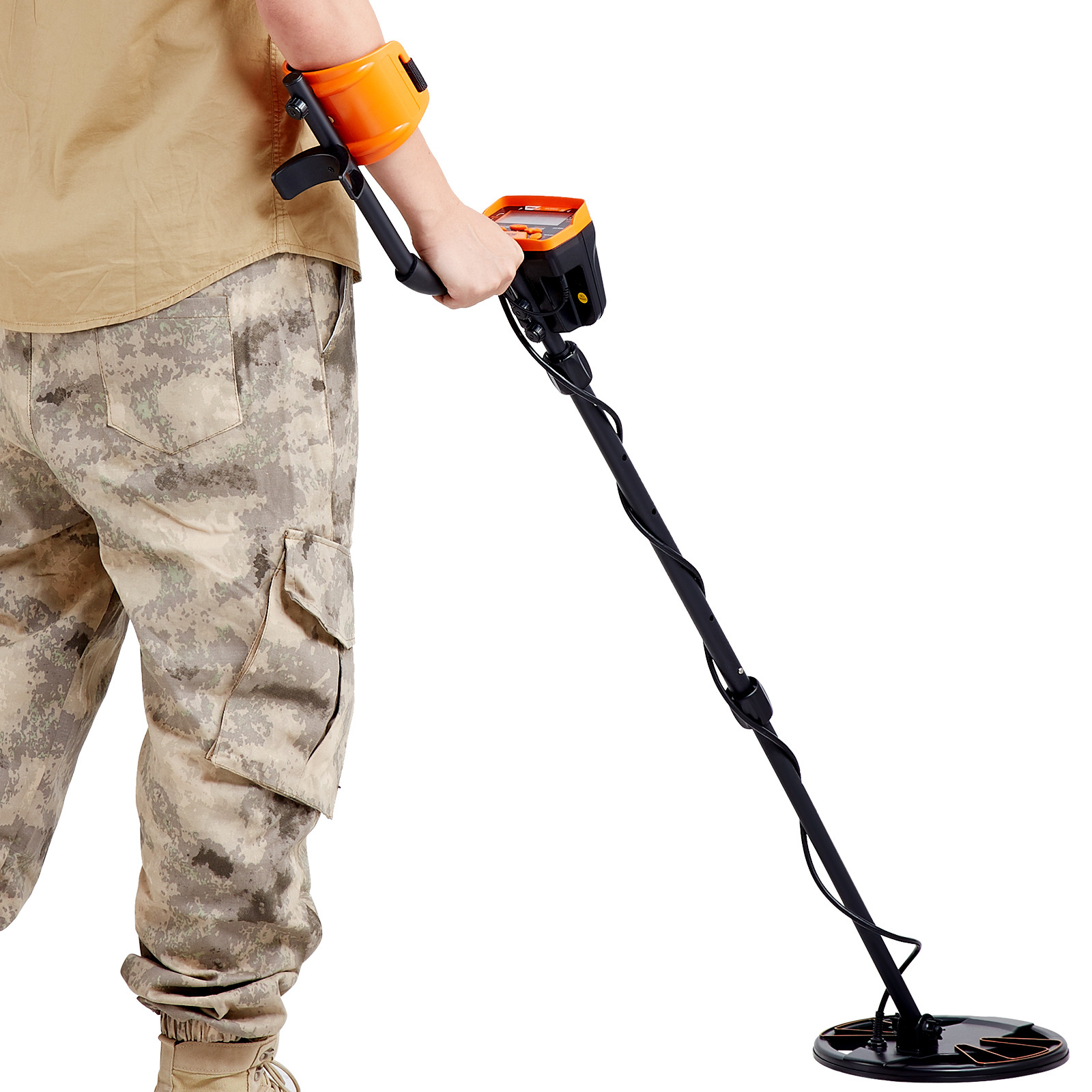 VEVOR Metal Detector for Adults Professional Gold Detector 10 in IP68 Waterproof