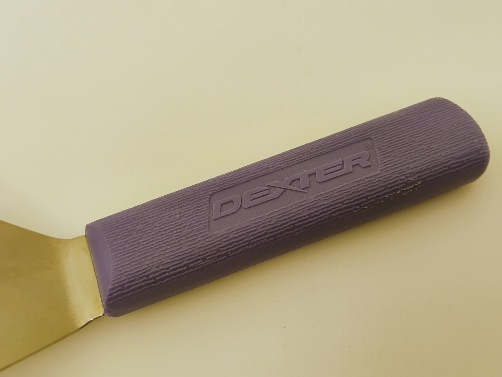 Dexter USA 8X3 Offset Spatula Turner Stainless Semi Flex Purple Handle S286-8
