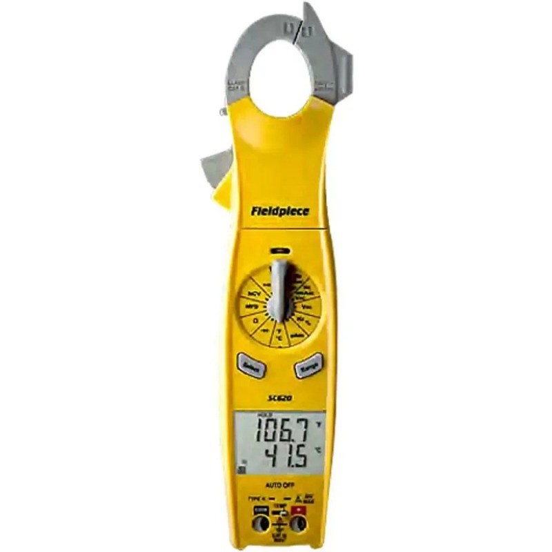 Clamp Meter with Rotatable Dial and LED Flashlight, Now Available.