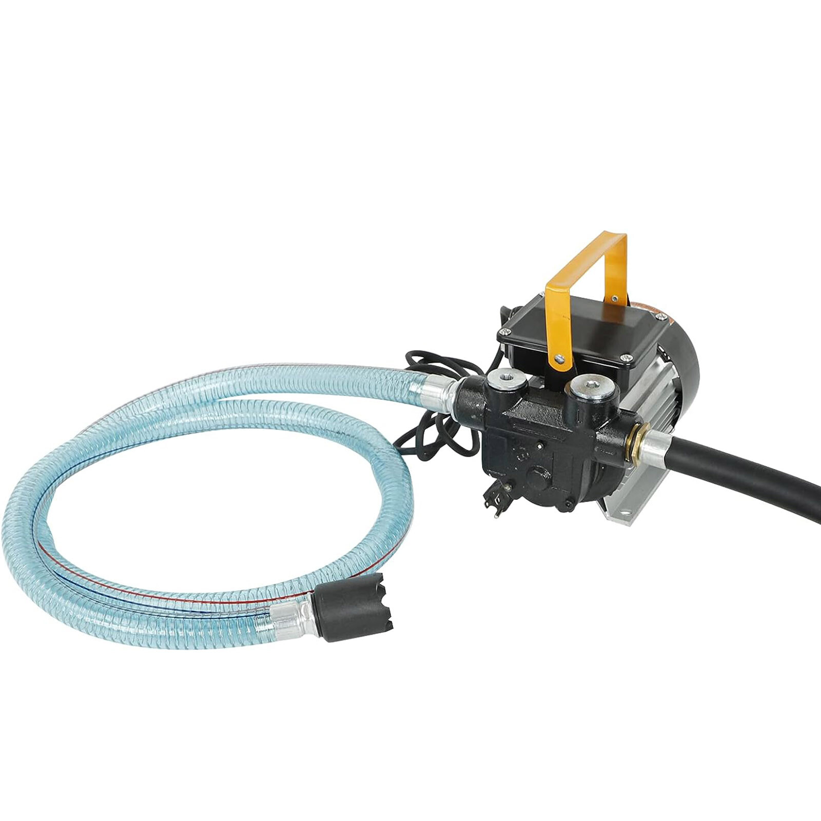 110V AC 16GPM Diesel Oil Fuel Transfer Pump Kit Electric Self-Priming w/ Nozzle