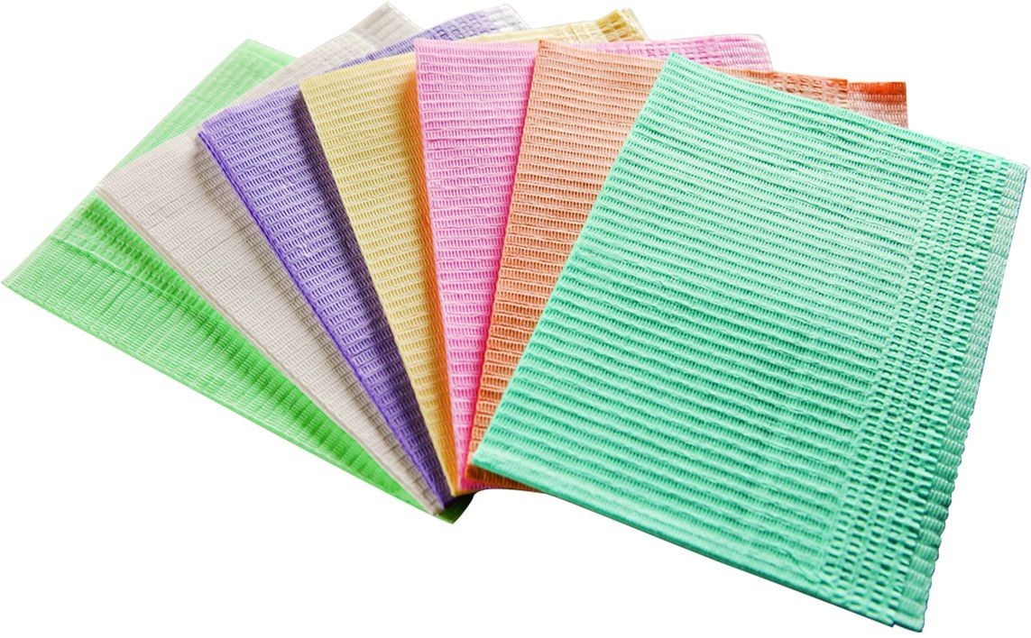 Disposable Dental Bibs 3 ply Waterproof Medical Tattoo 13″ x 18″ (125 Bib Pk)