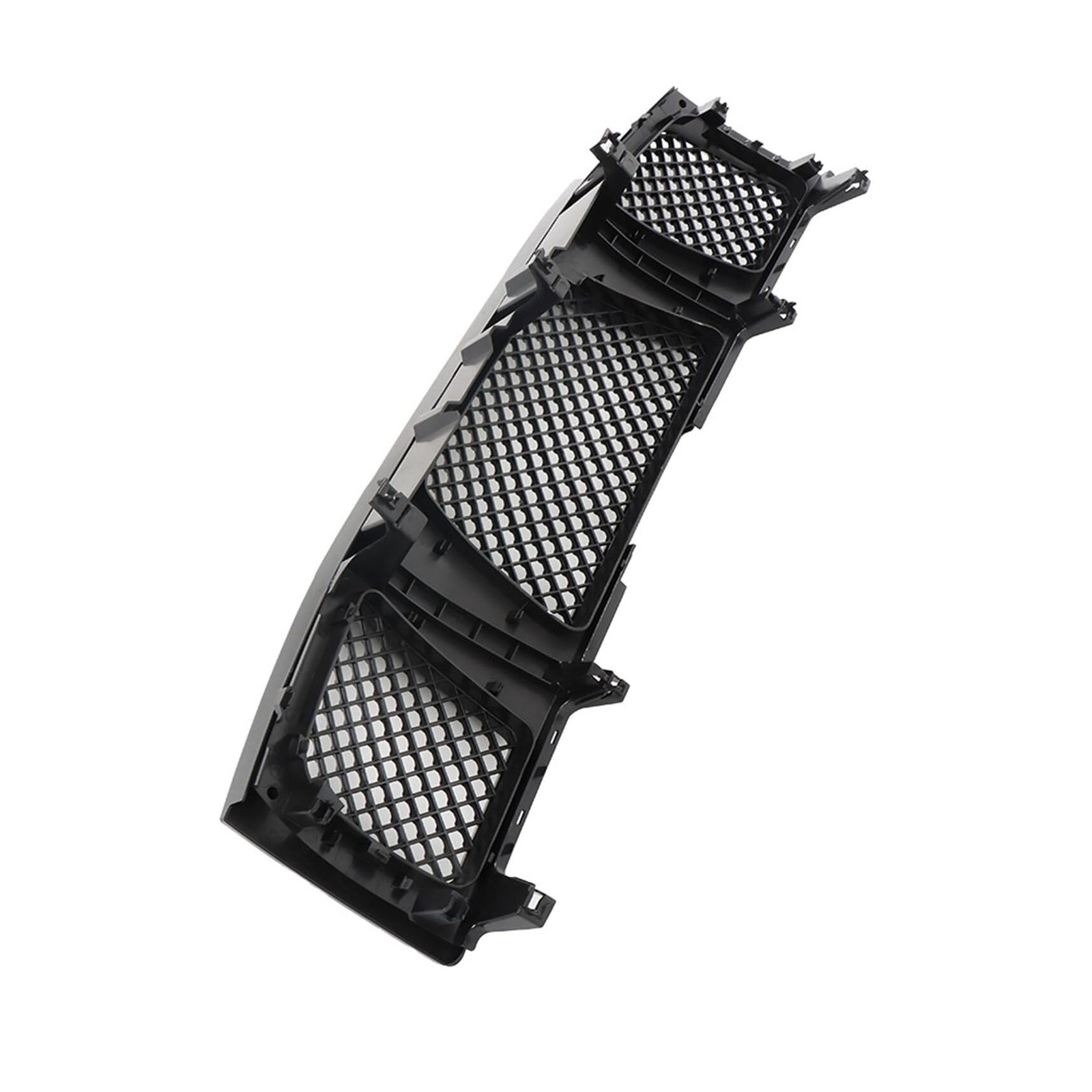 Front Upper Grille Glossy Black Mesh Replacement for 2004-2007 Titan Pickup