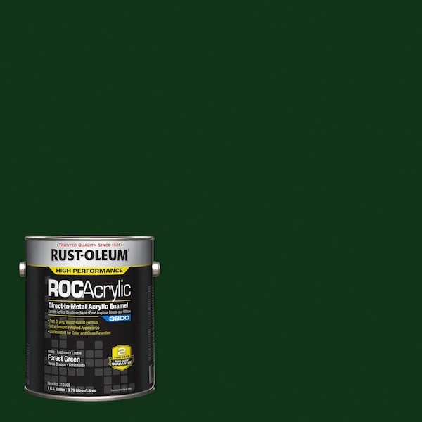 Rust-Oleum 315509 Acrylic Enamel Coating, Forest Green, 1Gal