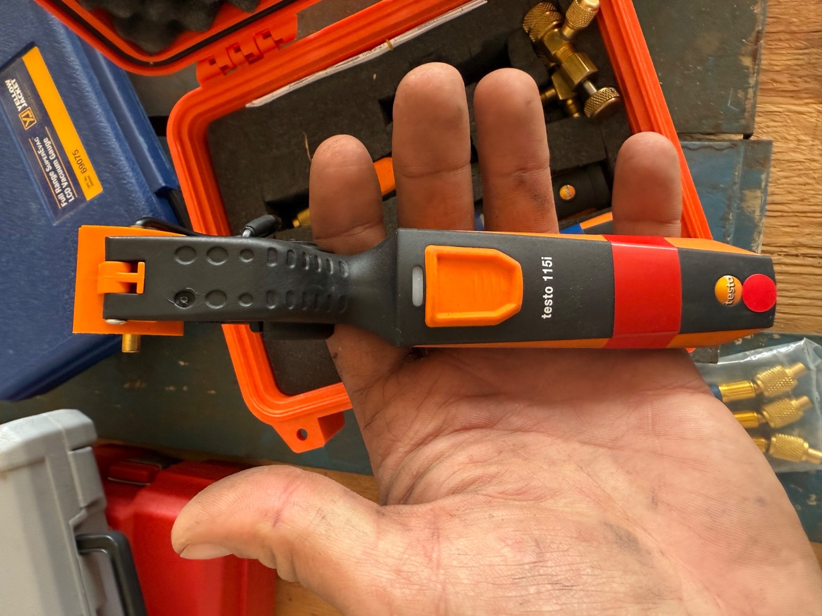 Testo Smart Probes HVAC Refrigeration Test Kit 115i & 549i Bluetooth 0563 000210