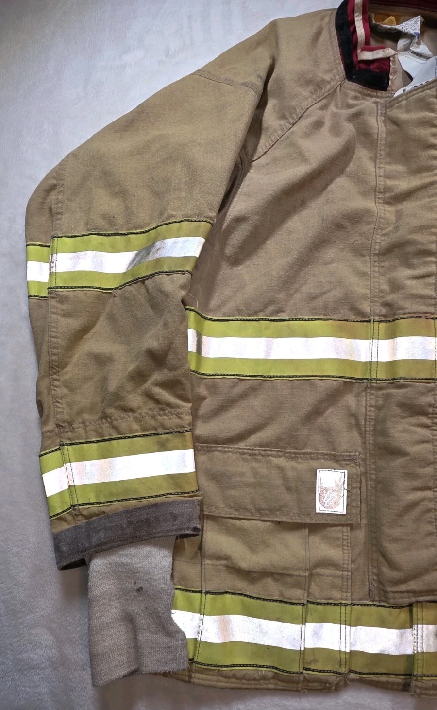 VTG Retired Firefighter Turnout JACKET FIRE COAT Shell Only «Fairfield» 46-37