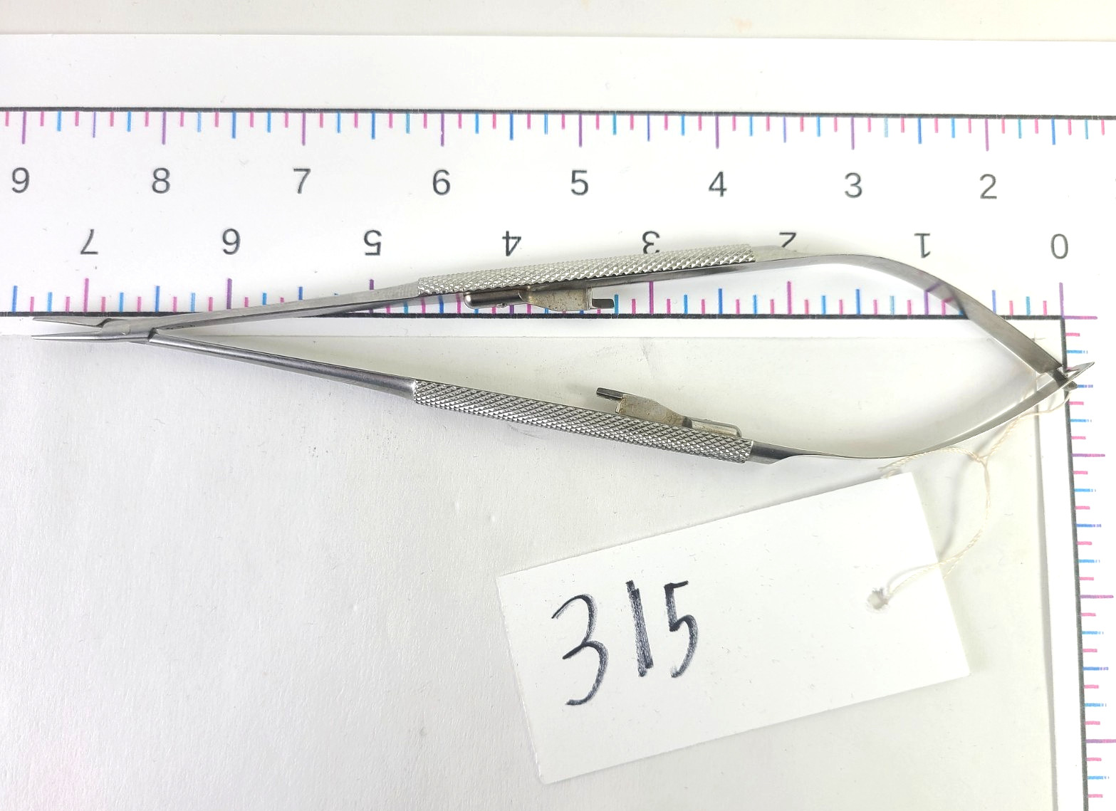 SCANLAN® 6006-82 Jacobson Micro Needle Holders DIAMOND DUST Jaws 8-1/4”