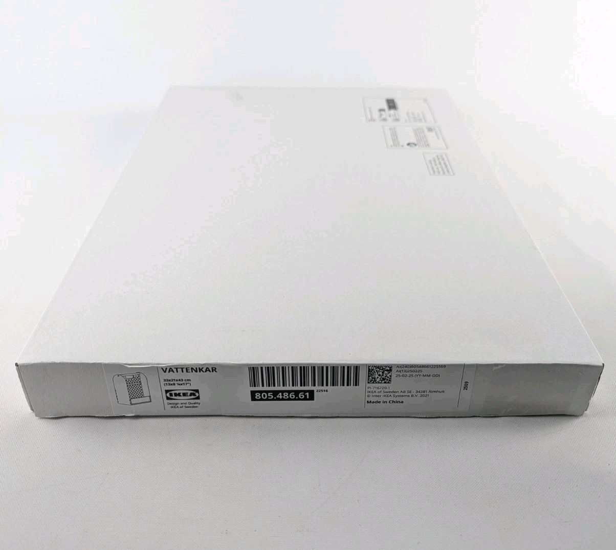 IKEA VATTENKAR Desk Organizer White 13” x 8 ¼” x 17″ New 805.486.61