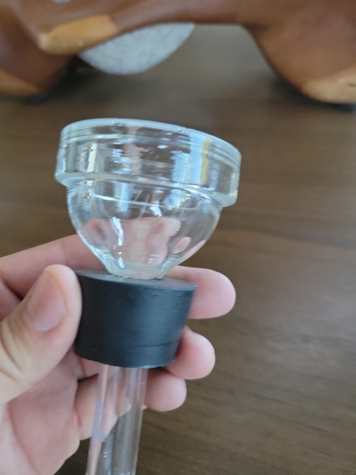 Millipore Pyrex #4 300mL Glass Funnel and PYREX Part #2 Funnel Filter