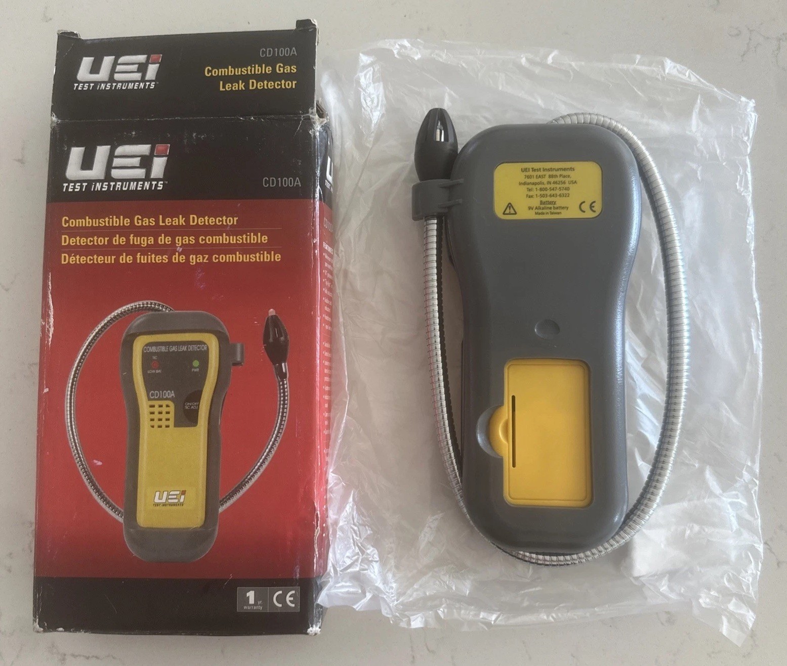 Open Box – UEi Test Instruments Combustible Gas Leak Detector CD100A