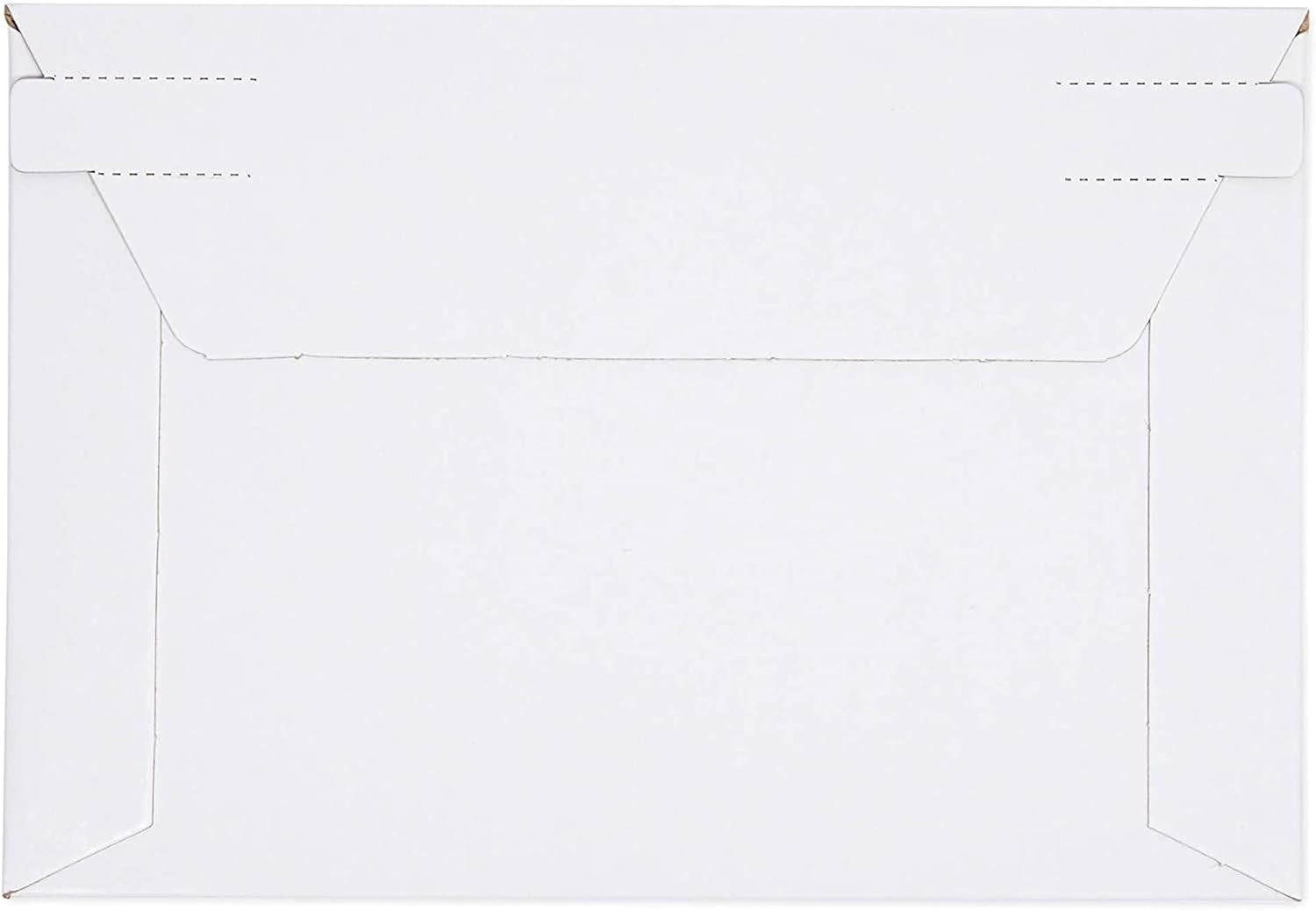 Mailing Envelopes – 6.5 X 4.5 In, White, 100 Count, Flat Peel & Seal – Thick Car