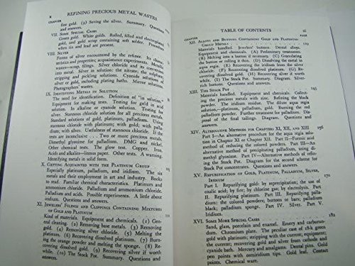 Refining Precious Metal Wastes by C. M Hoke-362pg Book-Gold-Rhodium-DIY-Paper