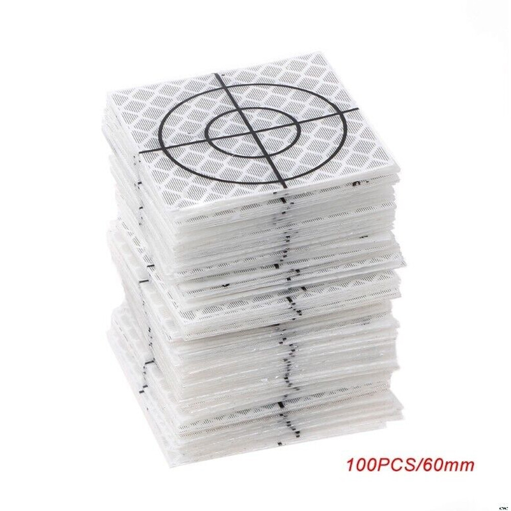 100pcs Reflector Sheet 60 x 60 mm ( 60×60 ) Reflective tape target total station