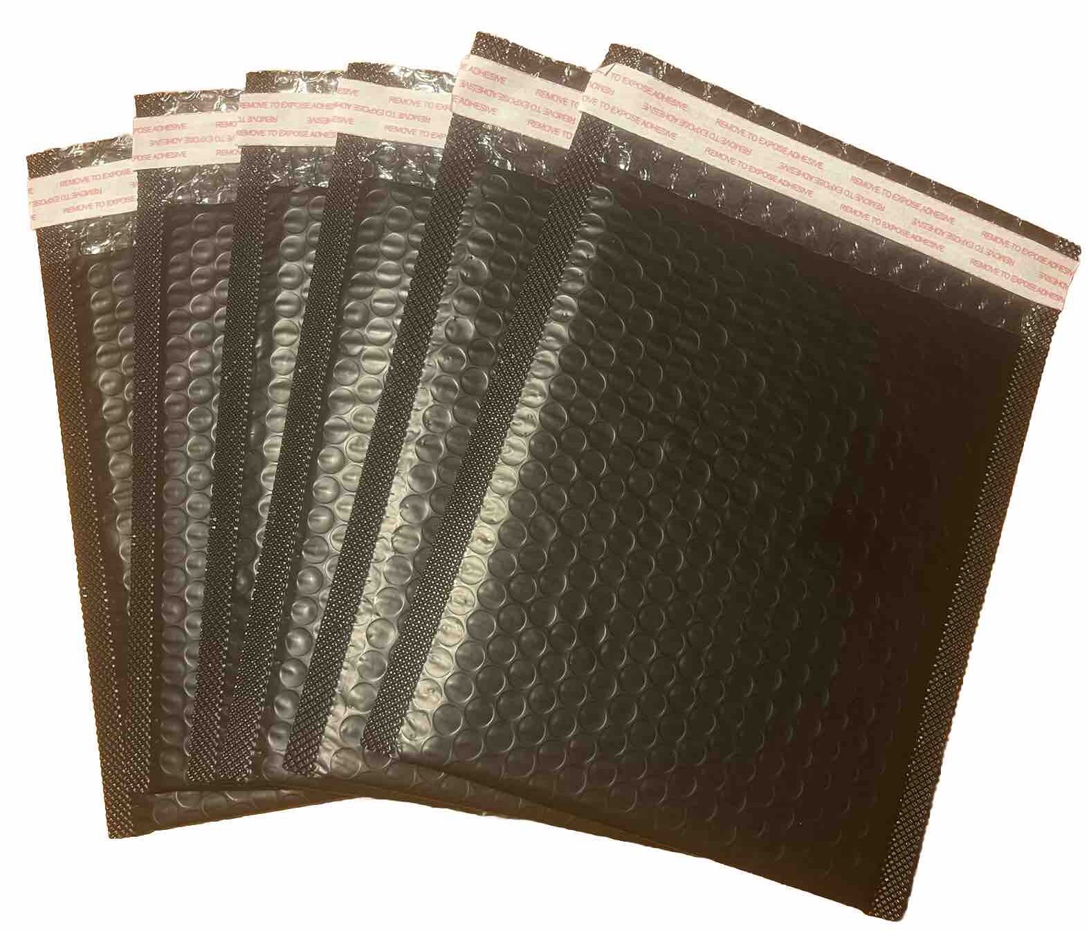 25 – Poly Bubble Mailers – Size 6×9 – Padded Envelopes Shipping Bags – Black