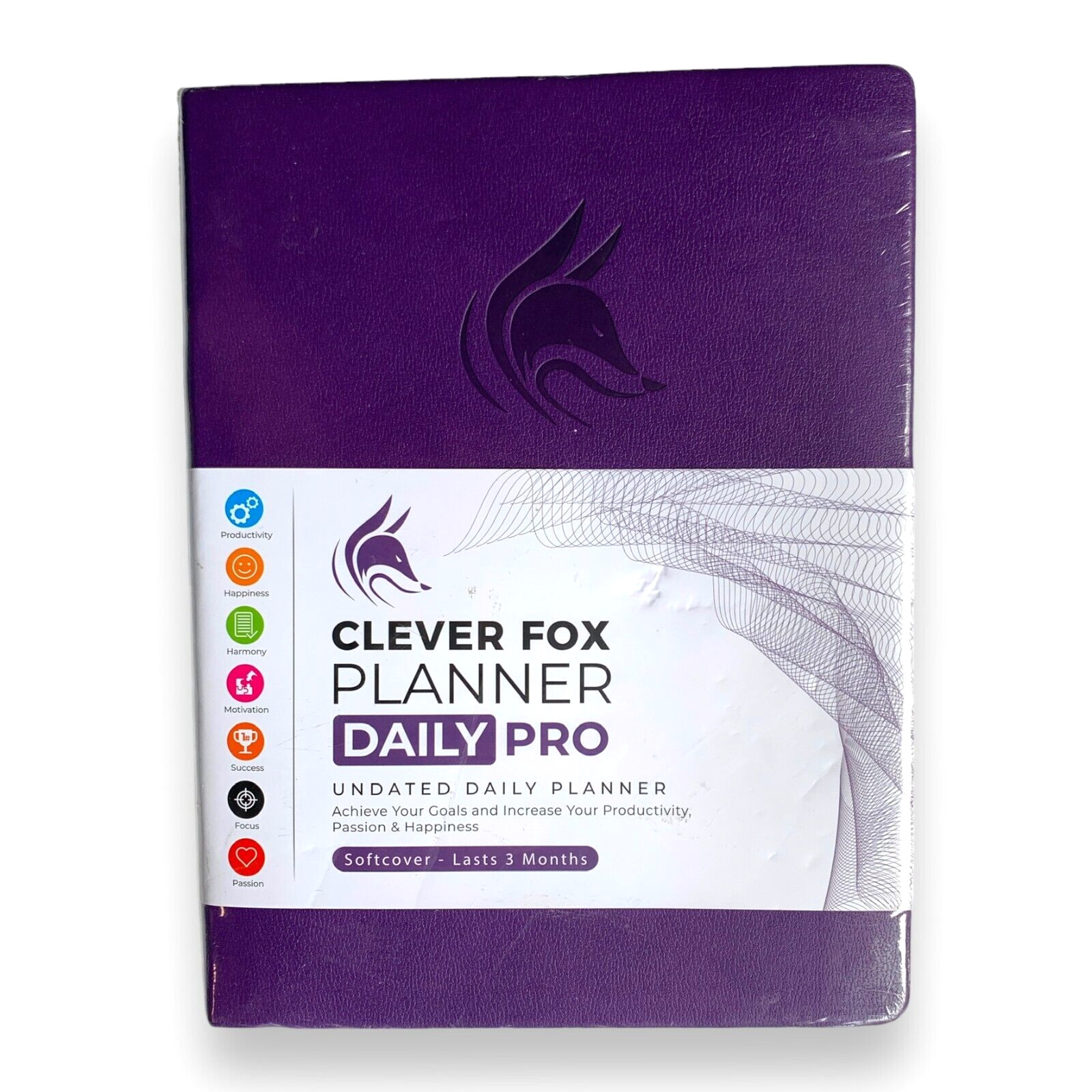 Clever Fox Planner Daily Pro Life Planner, Undated Daily Planner, Lasts 3 Months