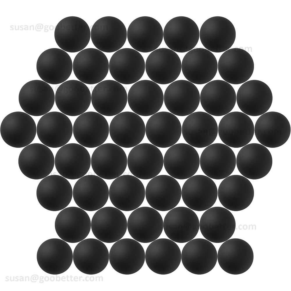 Nitrile Smooth Rubber Fuel Black Nitrile Rubber Solid Ball Diesel Oil Resistant