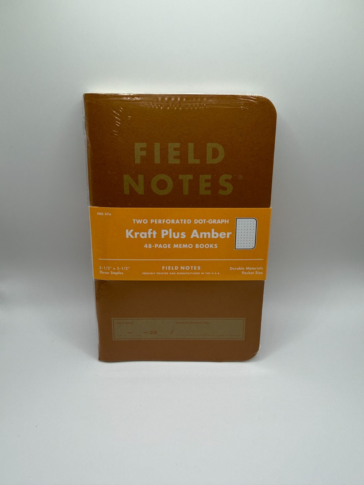 Field Notes KRAFT PLUS FNC-57 WINTER 2022 – FOUR PACK SEALED LOT