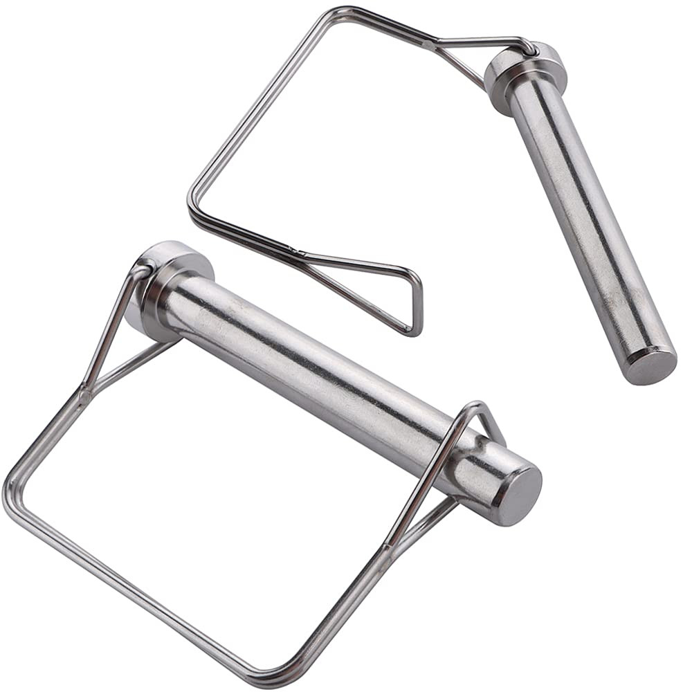 2 Pcs Large Safety Coupler Pin 1/2″ X 3.54″(12.6Mm X 90Mm), Full Marine Grade 31