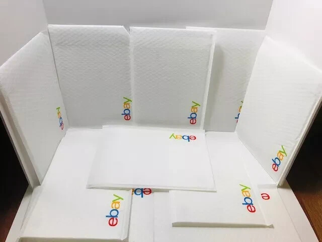 eBay Branded Shipping Supplies Padded Airjacket Bubble Envelopes 8.5″x 11.25″