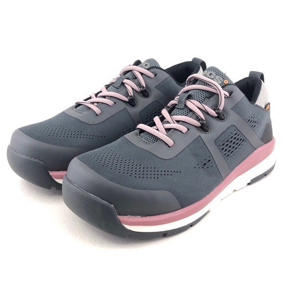 Bogs Sandstone KN TR Low ST Work Shoes Womens Size 8.5 EUR 39.5 Safety Toe Gray