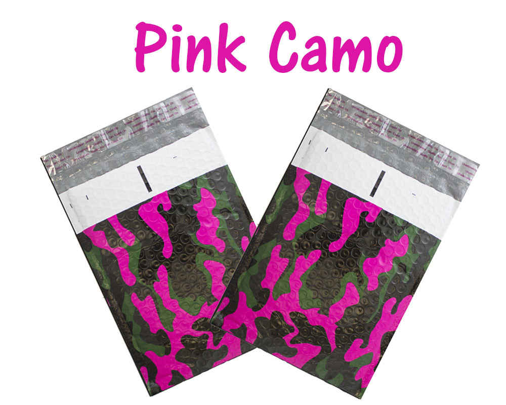 6×10 METALLIC BUBBLE MAILER, POLY BUBBLE Design Padded Shipping Bags, Pink,Teal
