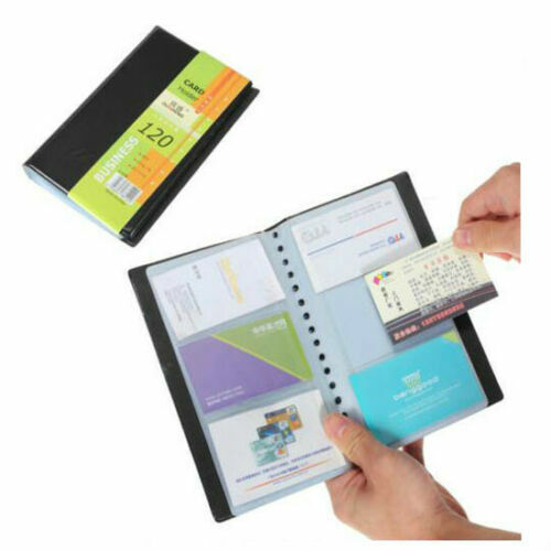 120 Cards Business Name ID Credit Card Holder Book Case Keeper Organizer